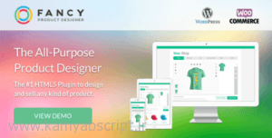 Fancy Product Designer WooCommerce WordPress 300x152 - افزونه Fancy Product Designer طراحی آنلاین محصول ووکامرس نسخه 3.6.5