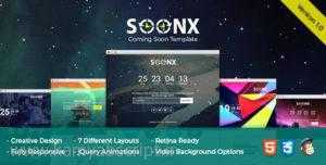SoonX v1.0 Coming Soon Templatewww.kamyabscript.ir  300x152 - قالب صفحه در دست ساخت SoonX به صورت HTML5
