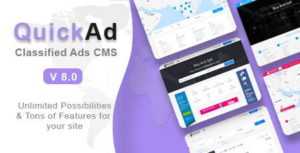 quickad classified ads cms php script 300x153 - اسکریپت پیشرفته نیازمندی ها و ثبت آگهی Quickad