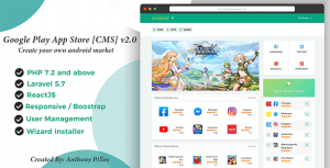 اسکریپت سیستم انتشار Google Play App Store نسخه ۲٫۰٫۳